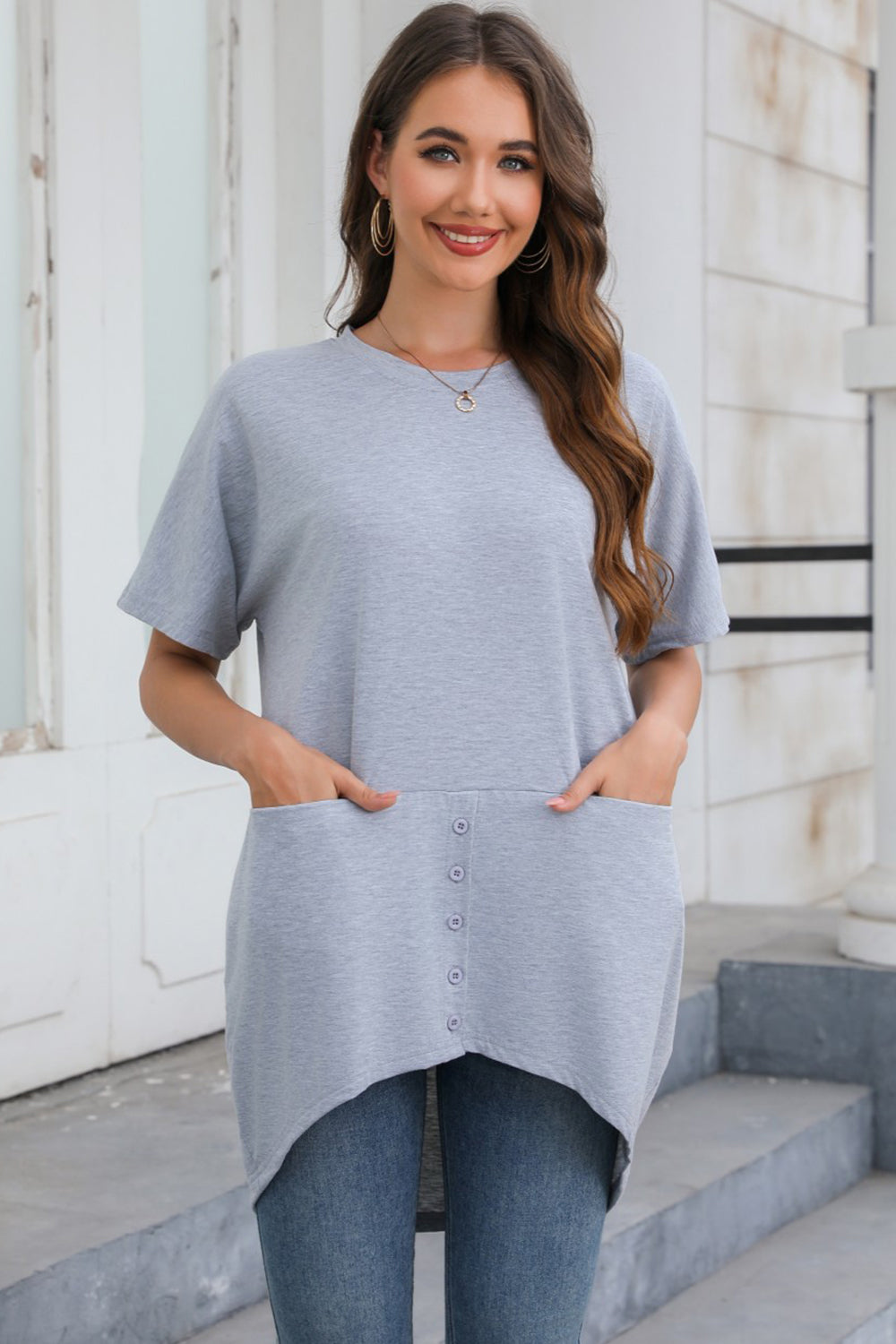 Round Neck Short Sleeve T-Shirt