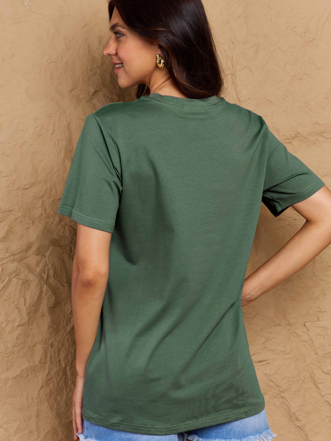 Full Size Round Neck Short Sleeve T-Shirt