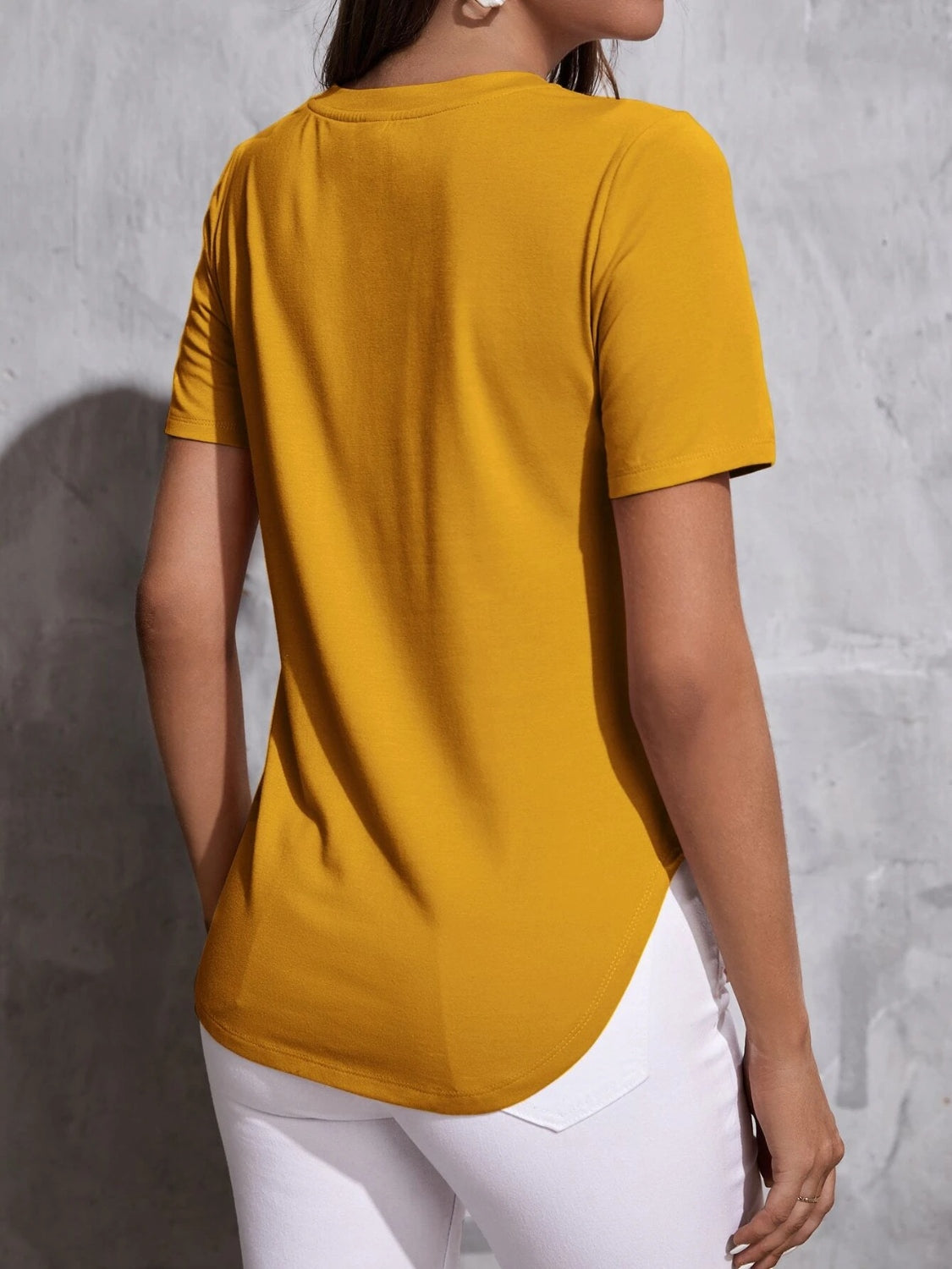 Round Neck Short Sleeve T-Shirt