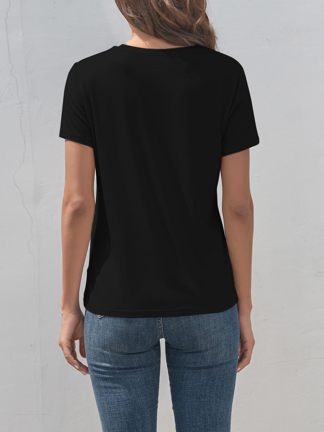 Graphic Round Neck Short Sleeve T-Shirt