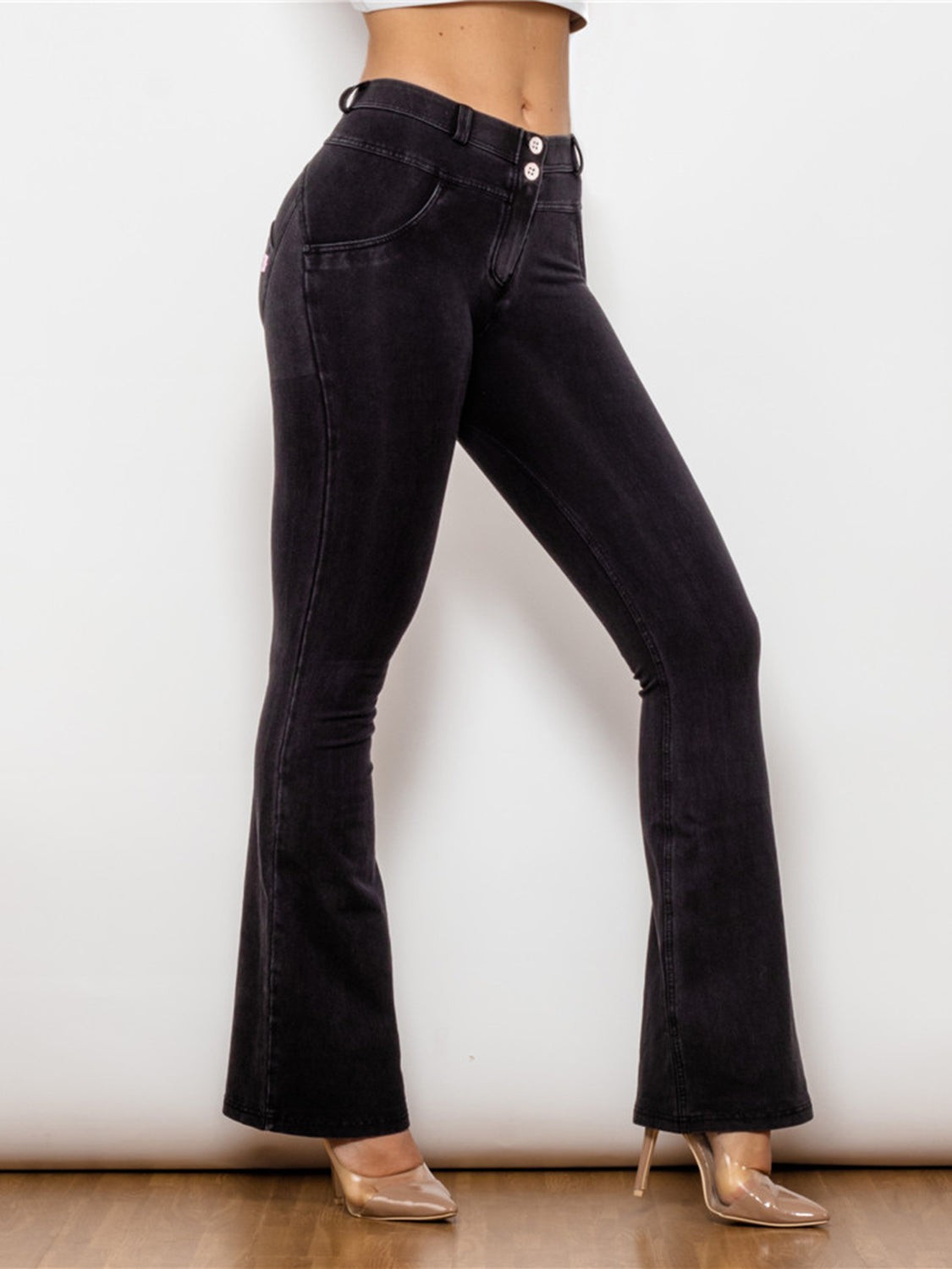 Full Size Long Bootcut Jeans